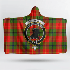 Murray of Tulloch Modern Tartan Crest Hooded Blanket