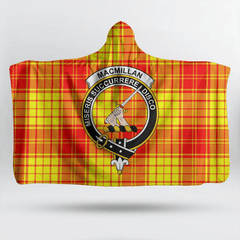 Urquhart Broad Red Ancient Tartan Crest Hooded Blanket