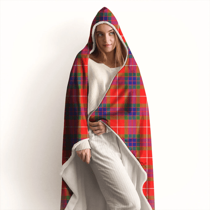 Fraser Modern Tartan Crest Hooded Blanket