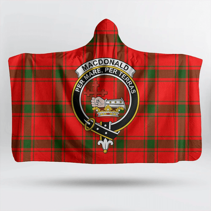 Paterson Tartan Crest Hooded Blanket