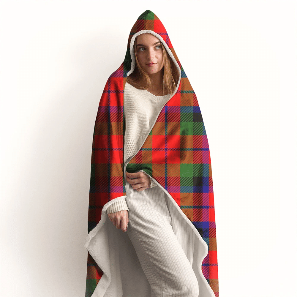 Weir Ancient Tartan Crest Hooded Blanket