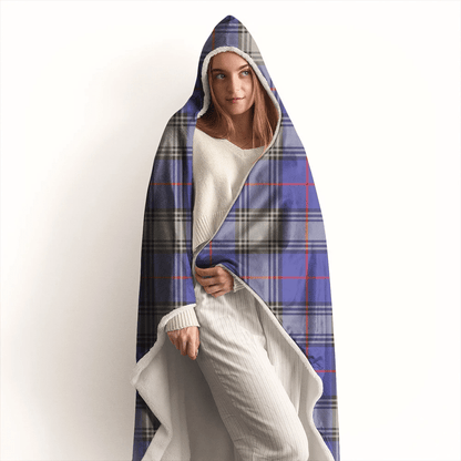 Kinnaird Tartan Crest Hooded Blanket