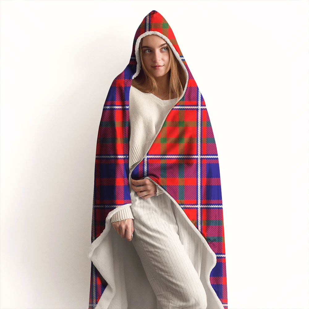 Cameron of Lochiel Modern Tartan Crest Hooded Blanket