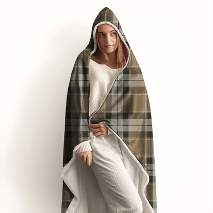 Graham of Menteith Weathered Tartan Crest Hooded Blanket