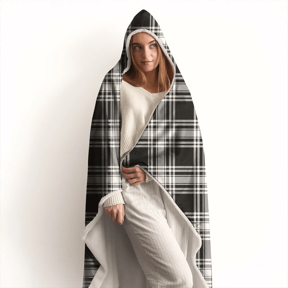 MacKay Ancient Tartan Crest Hooded Blanket