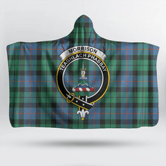 MacKintosh Hunting Ancient Tartan Crest Hooded Blanket