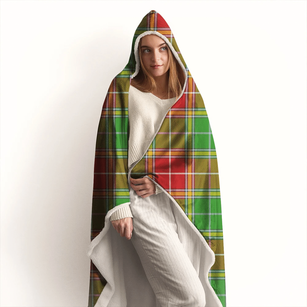 Baxter Tartan Crest Hooded Blanket