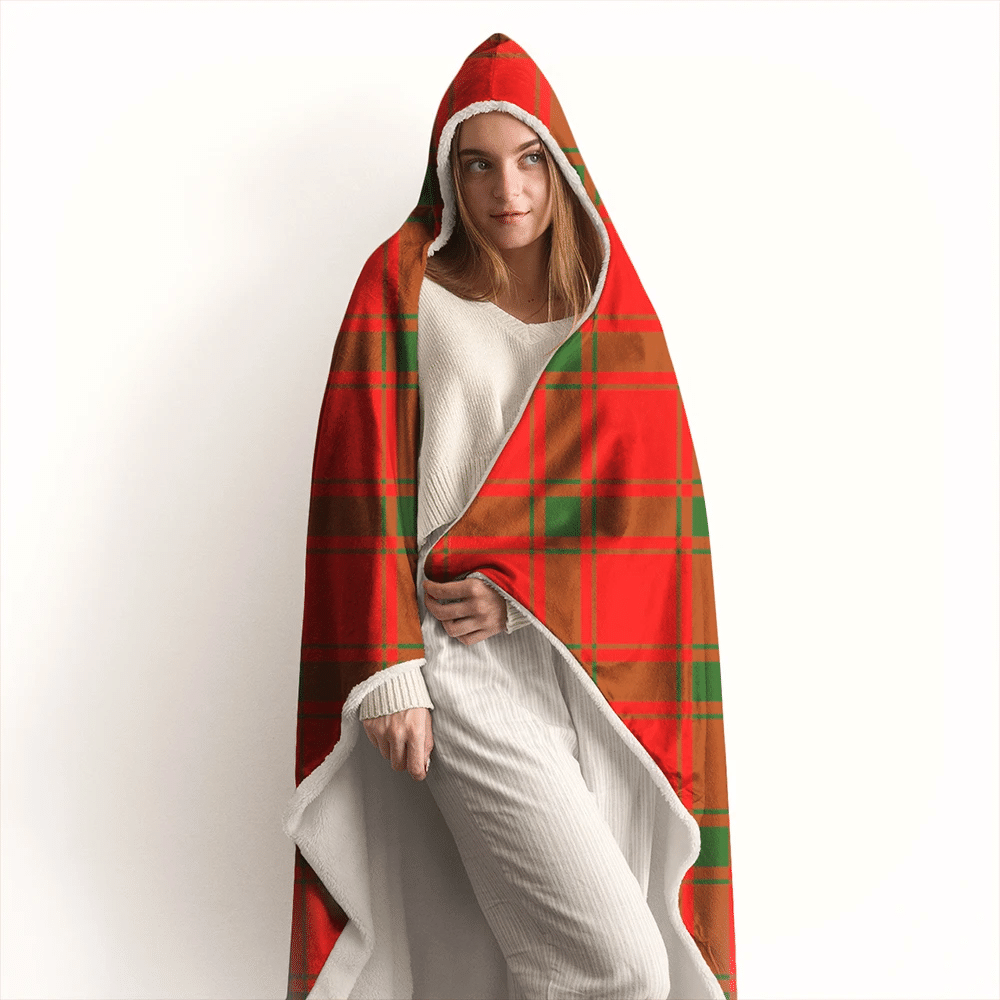 Paterson Tartan Crest Hooded Blanket