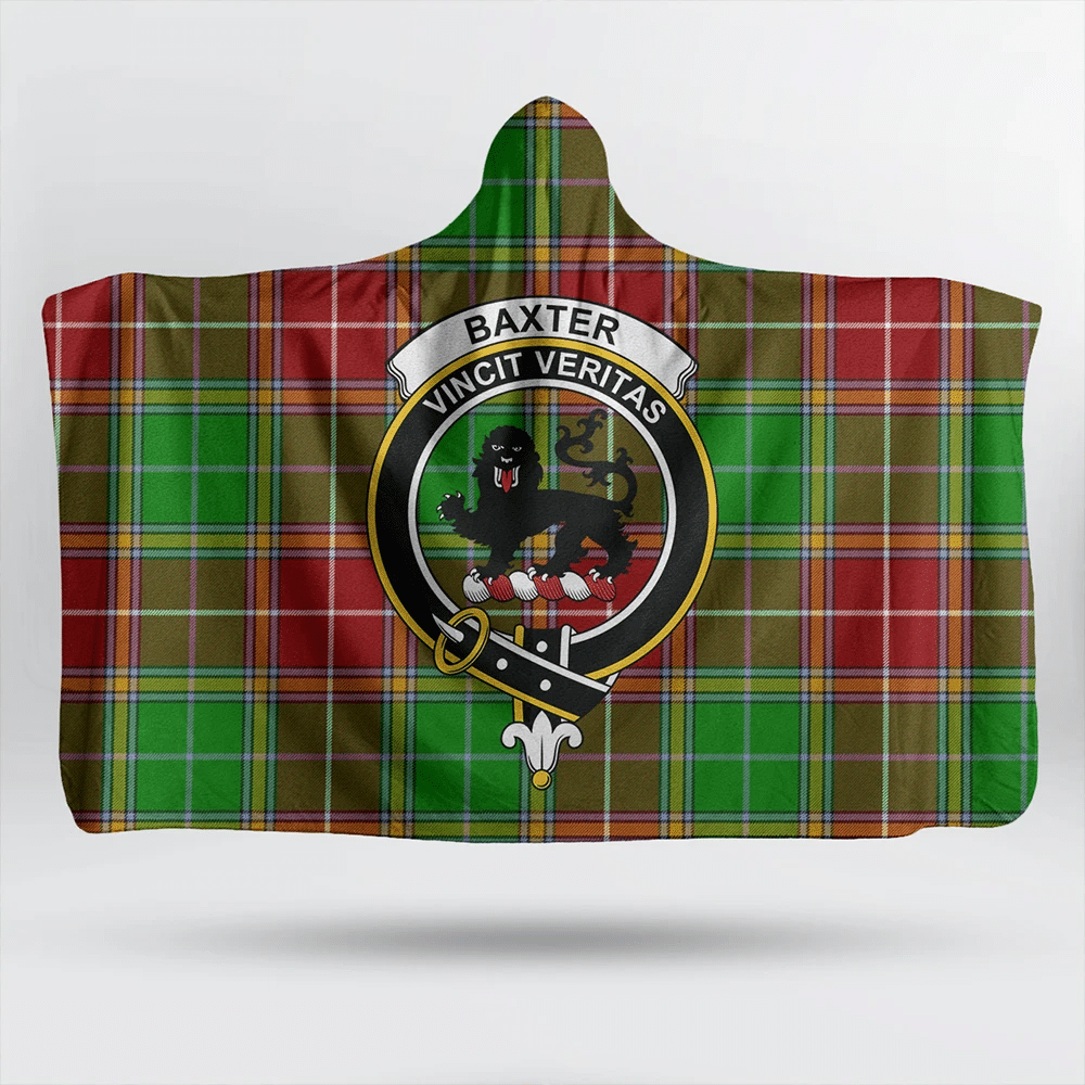 Baxter Tartan Crest Hooded Blanket