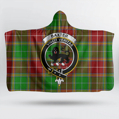 Baxter Tartan Crest Hooded Blanket