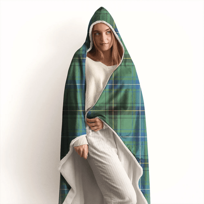 Henderson Ancient Tartan Crest Hooded Blanket