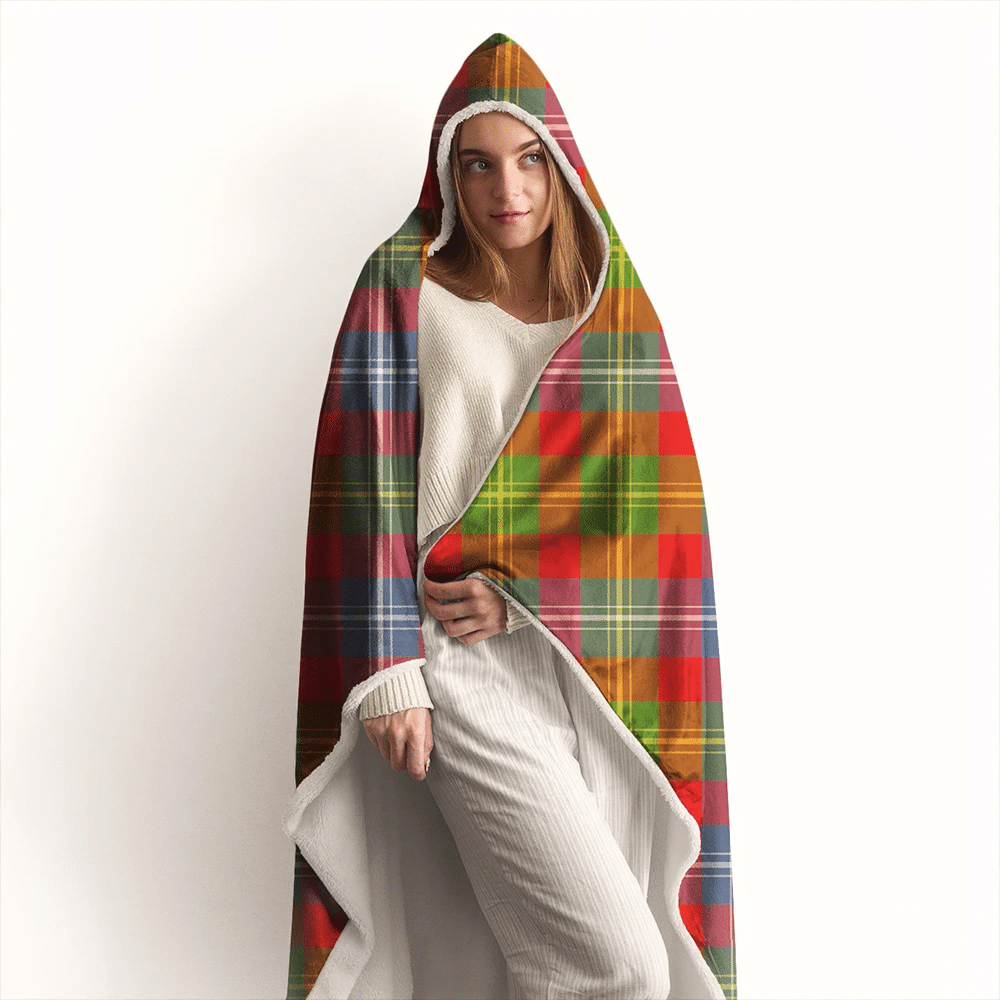 Forrester Tartan Crest Hooded Blanket