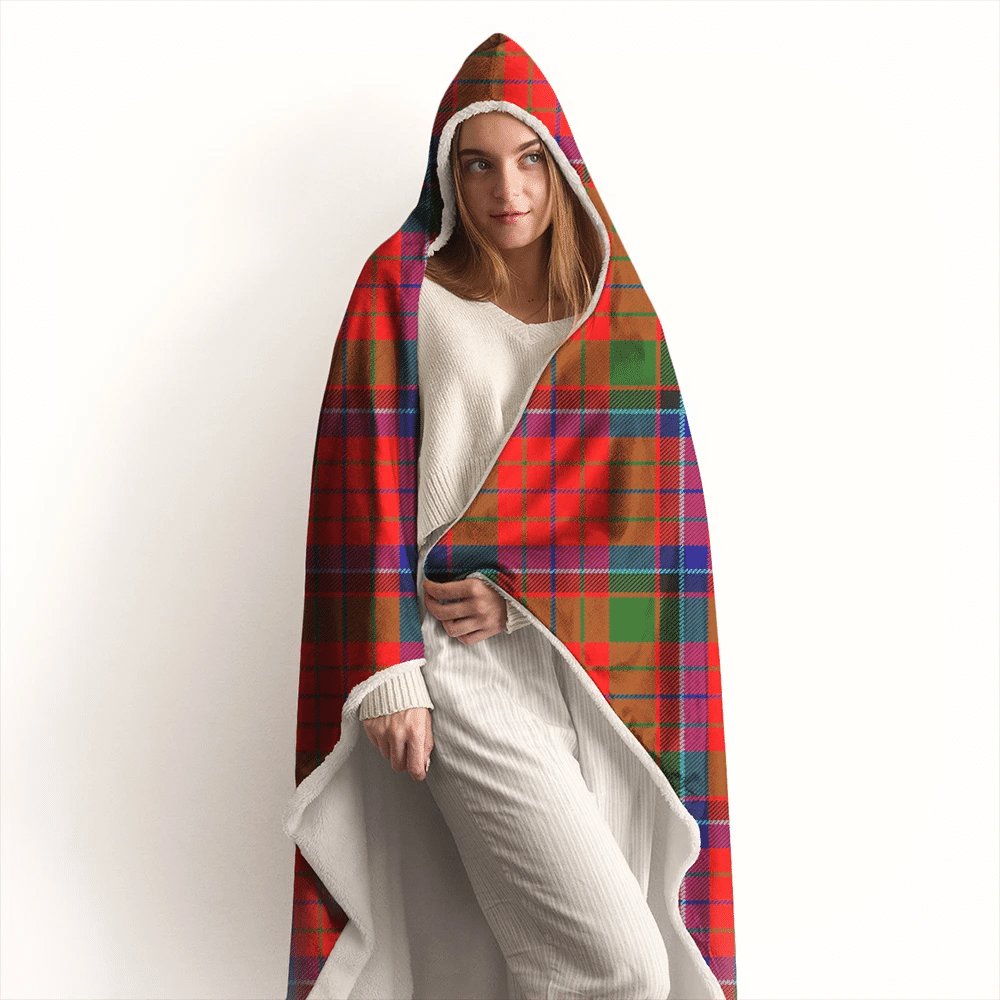 MacLeod of Lewis Ancient Tartan Crest Hooded Blanket