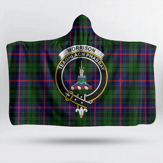 MacKintosh Hunting Modern Tartan Crest Hooded Blanket