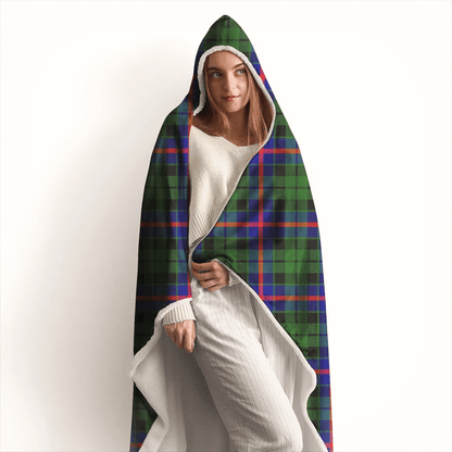 MacKintosh Hunting Modern Tartan Crest Hooded Blanket