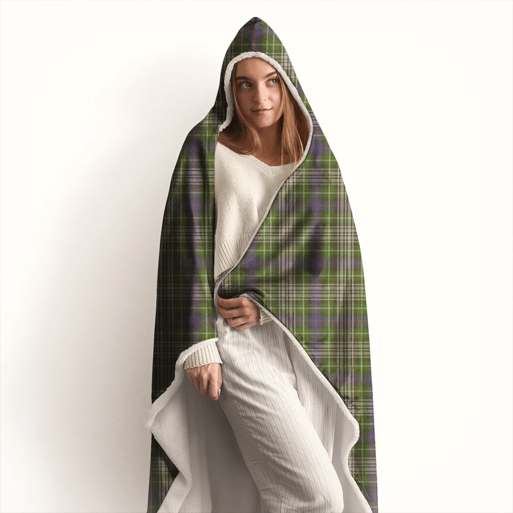 Davidson Tulloch Dress Tartan Crest Hooded Blanket