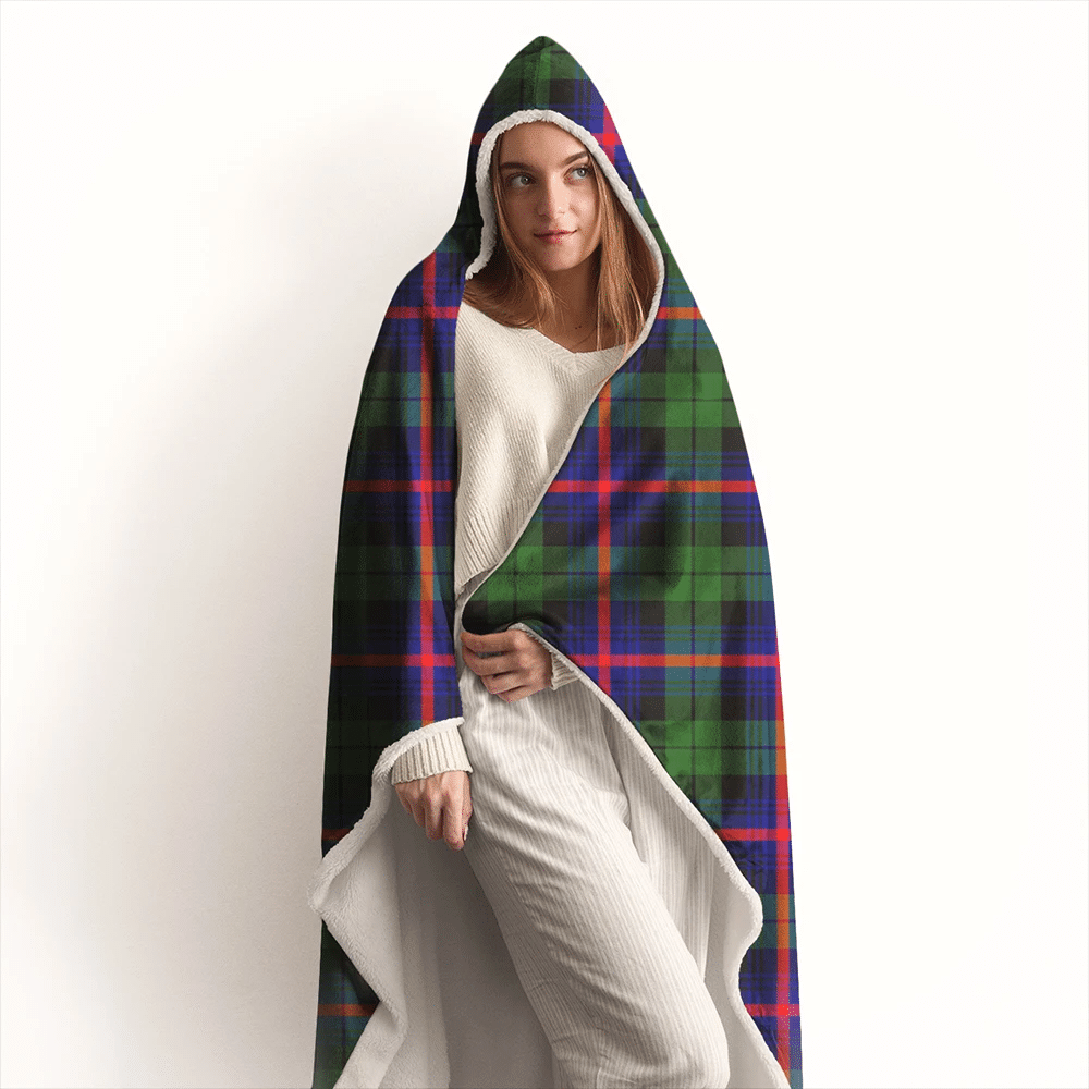 Newlands of Lauriston Tartan Crest Hooded Blanket