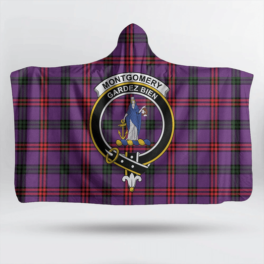 MacKintosh Ancient Tartan Crest Hooded Blanket