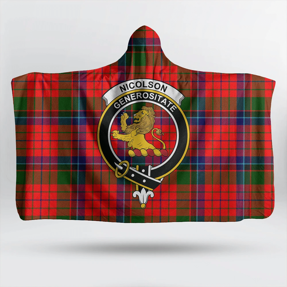 MacLeod of Lewis Ancient Tartan Crest Hooded Blanket
