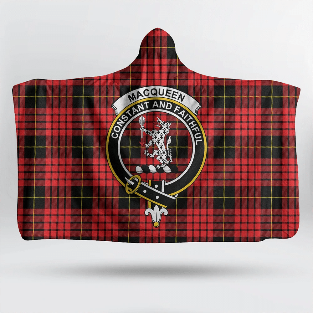 MacFarlane Ancient Tartan Crest Hooded Blanket