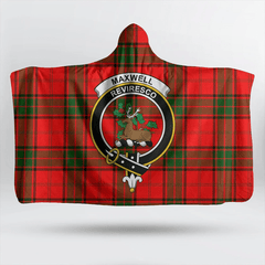 MacIntyre Hunting Modern Tartan Crest Hooded Blanket