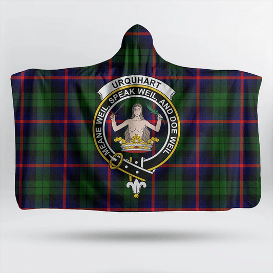 Newlands of Lauriston Tartan Crest Hooded Blanket