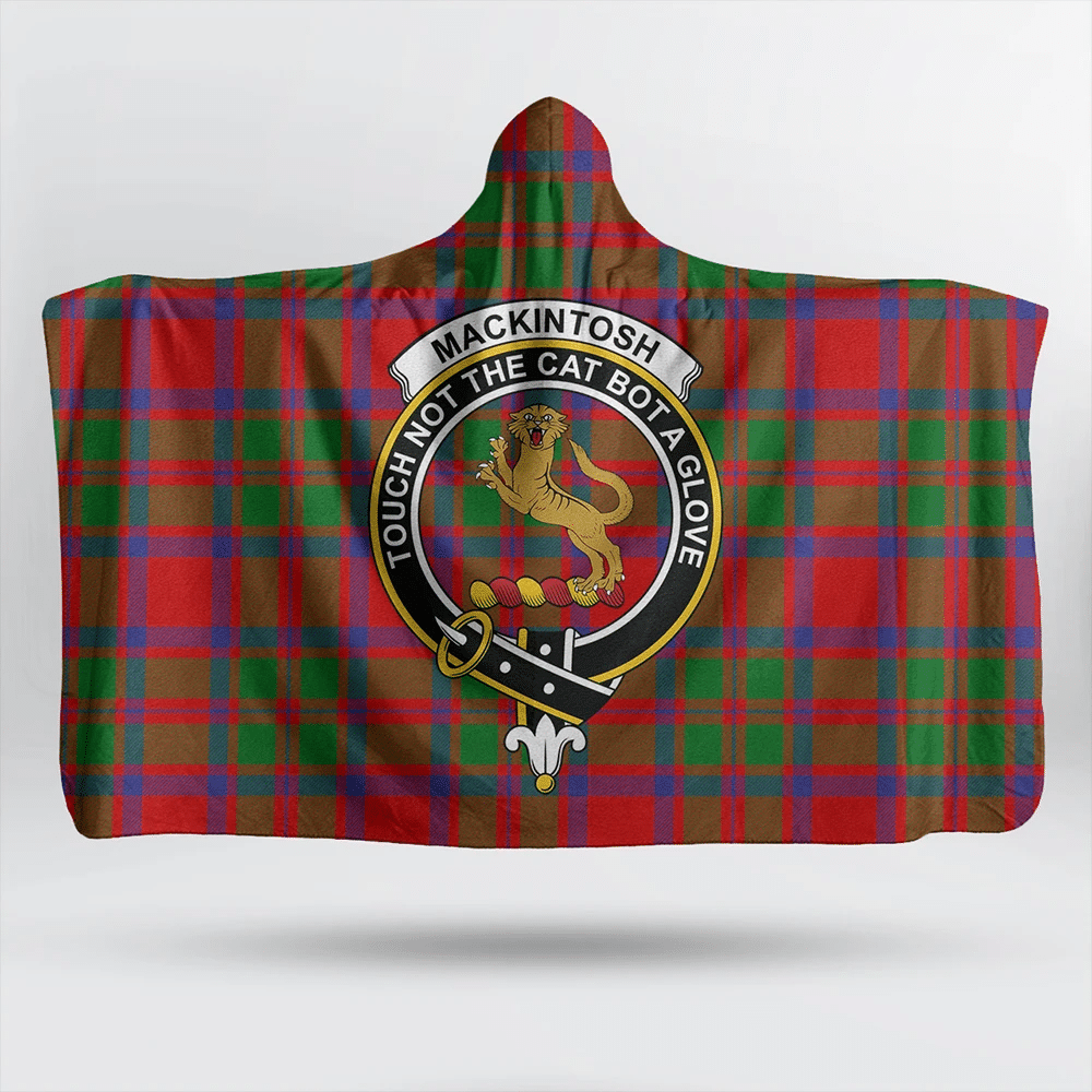 Stewart Hunting Modern Tartan Crest Hooded Blanket