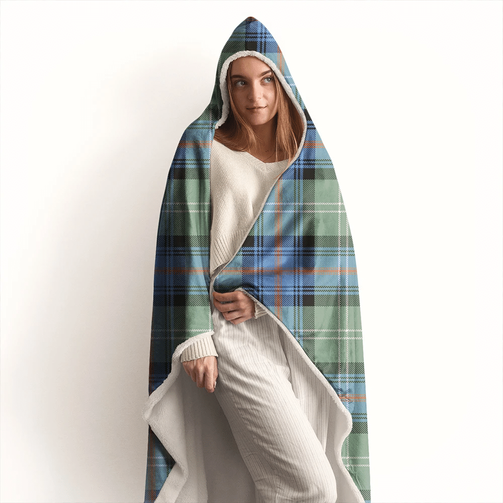 Munro Ancient Tartan Crest Hooded Blanket