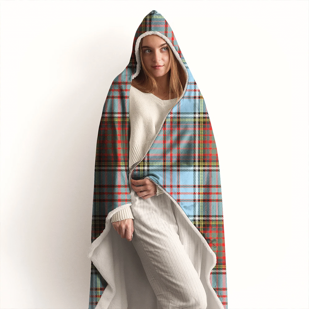 Anderson Ancient Tartan Crest Hooded Blanket