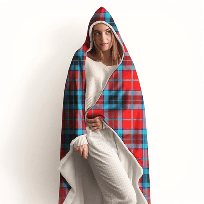 MacGill Modern Tartan Crest Hooded Blanket