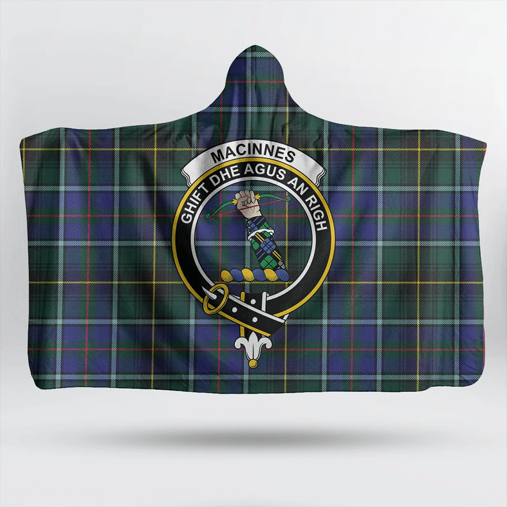 Scrymgeour Tartan Crest Hooded Blanket