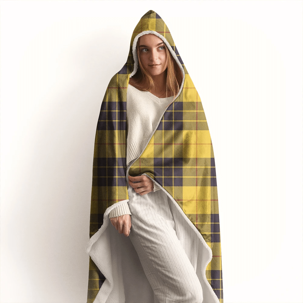 Turnbull Hunting Tartan Crest Hooded Blanket