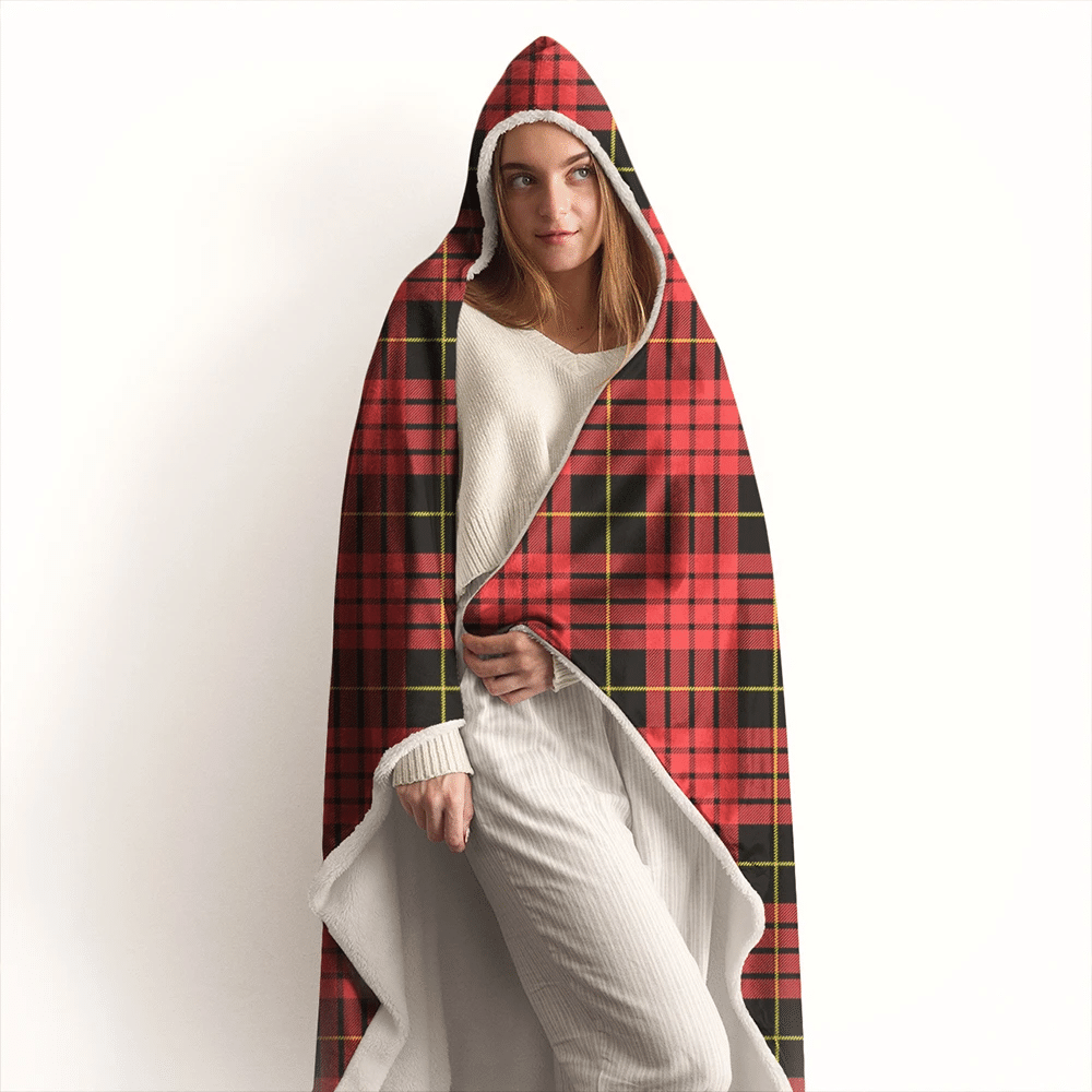 MacFarlane Ancient Tartan Crest Hooded Blanket