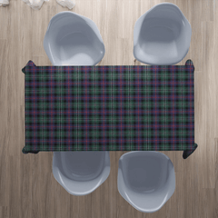 Rose Hunting Modern Tartan Plaid Tablecloth