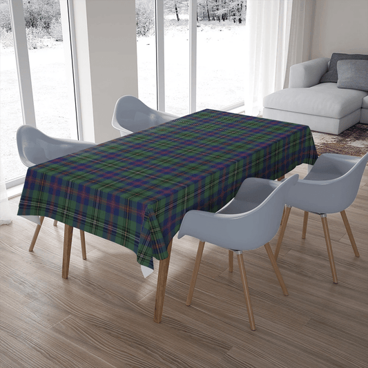 Wood Modern Tartan Plaid Tablecloth
