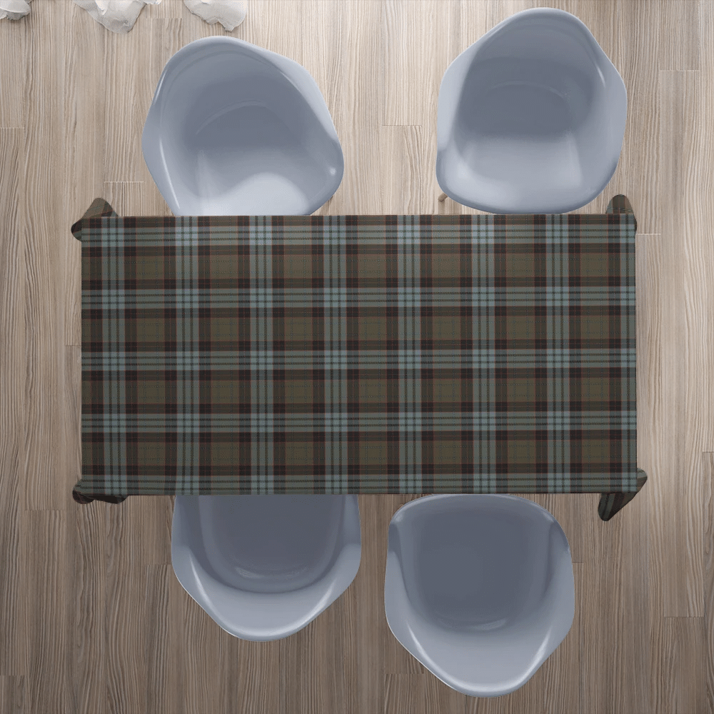 Stewart Old Weathered Tartan Plaid Tablecloth