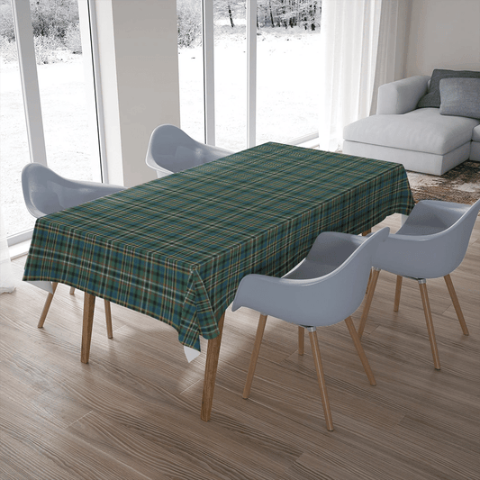 Scott Green Ancient Tartan Plaid Tablecloth