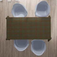 Gray Tartan Plaid Tablecloth