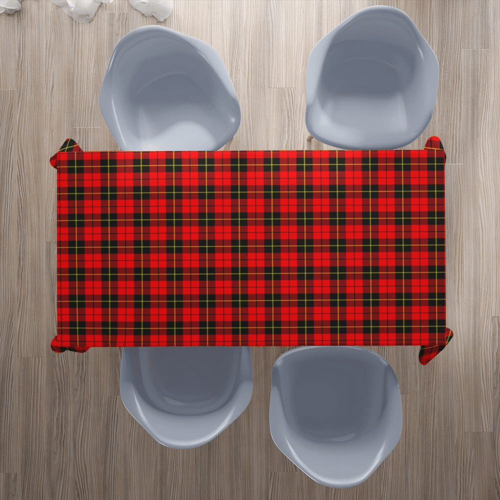 Wallace Hunting Red Tartan Plaid Tablecloth