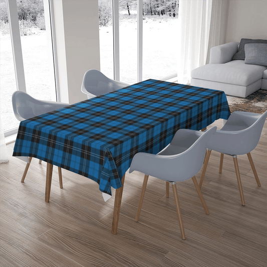 Ramsay Blue Ancient Tartan Plaid Tablecloth