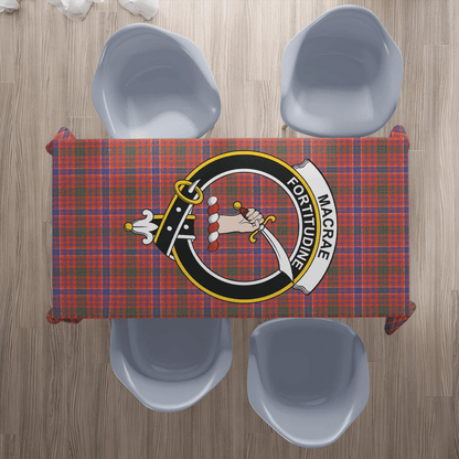 MacRae Ancient Tartan Crest Tablecloth