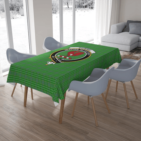 Currie Tartan Crest Tablecloth