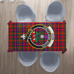 Gow Modern Tartan Crest Tablecloth