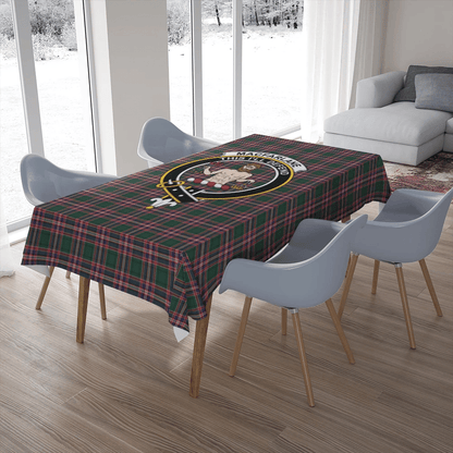 MacFarlane Hunting Modern Tartan Crest Tablecloth