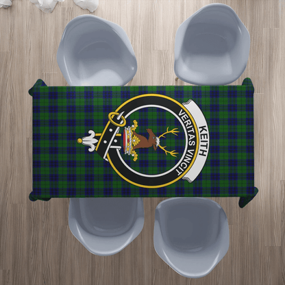 Keith Modern Tartan Crest Tablecloth