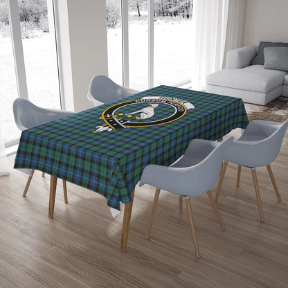 Hunter Ancient Tartan Crest Tablecloth