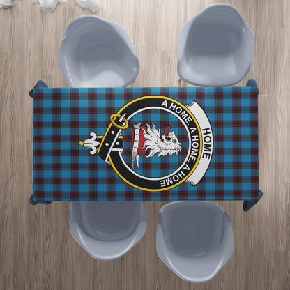 Home Ancient Tartan Crest Tablecloth