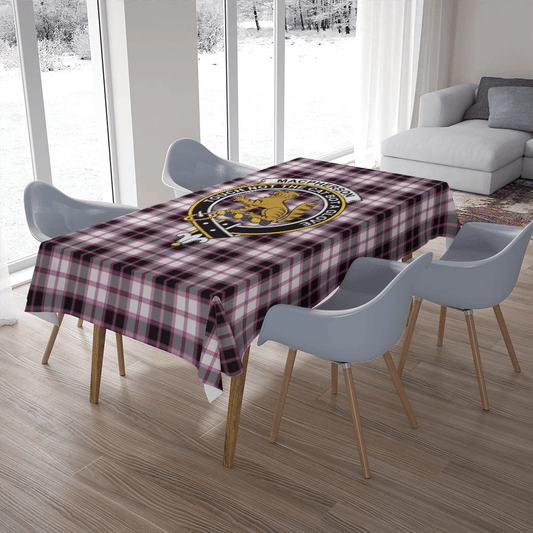 MacPherson Hunting Modern Tartan Crest Tablecloth