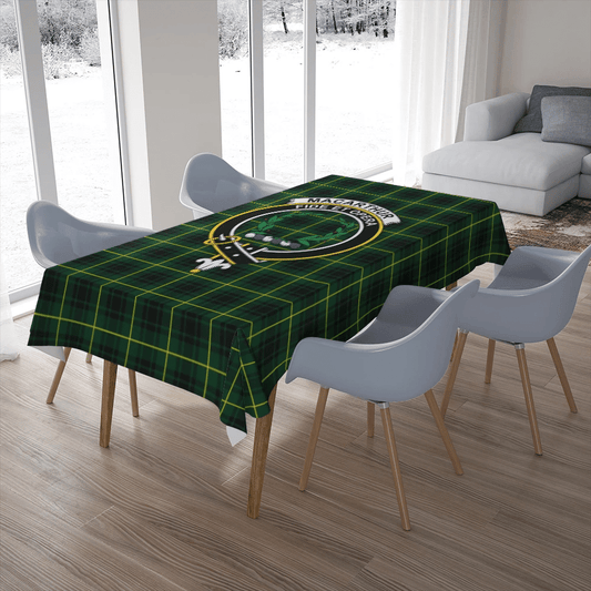 MacArthur Modern Tartan Crest Tablecloth