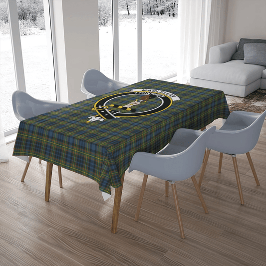 MacLellan Ancient Tartan Crest Tablecloth